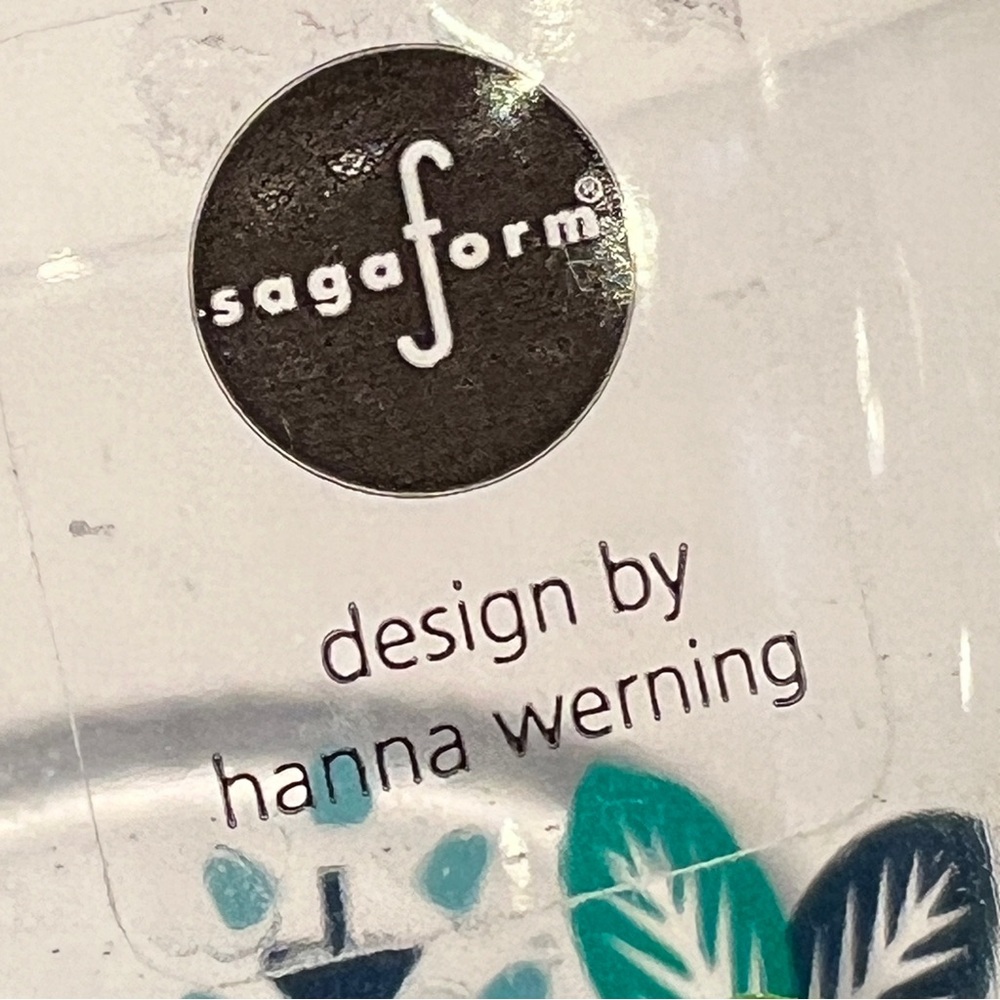 Segaform-Fantasy By Hanna Werning-Set of 4 Tall Drinking Glasses Birds Leaves - Picture 6 of 6